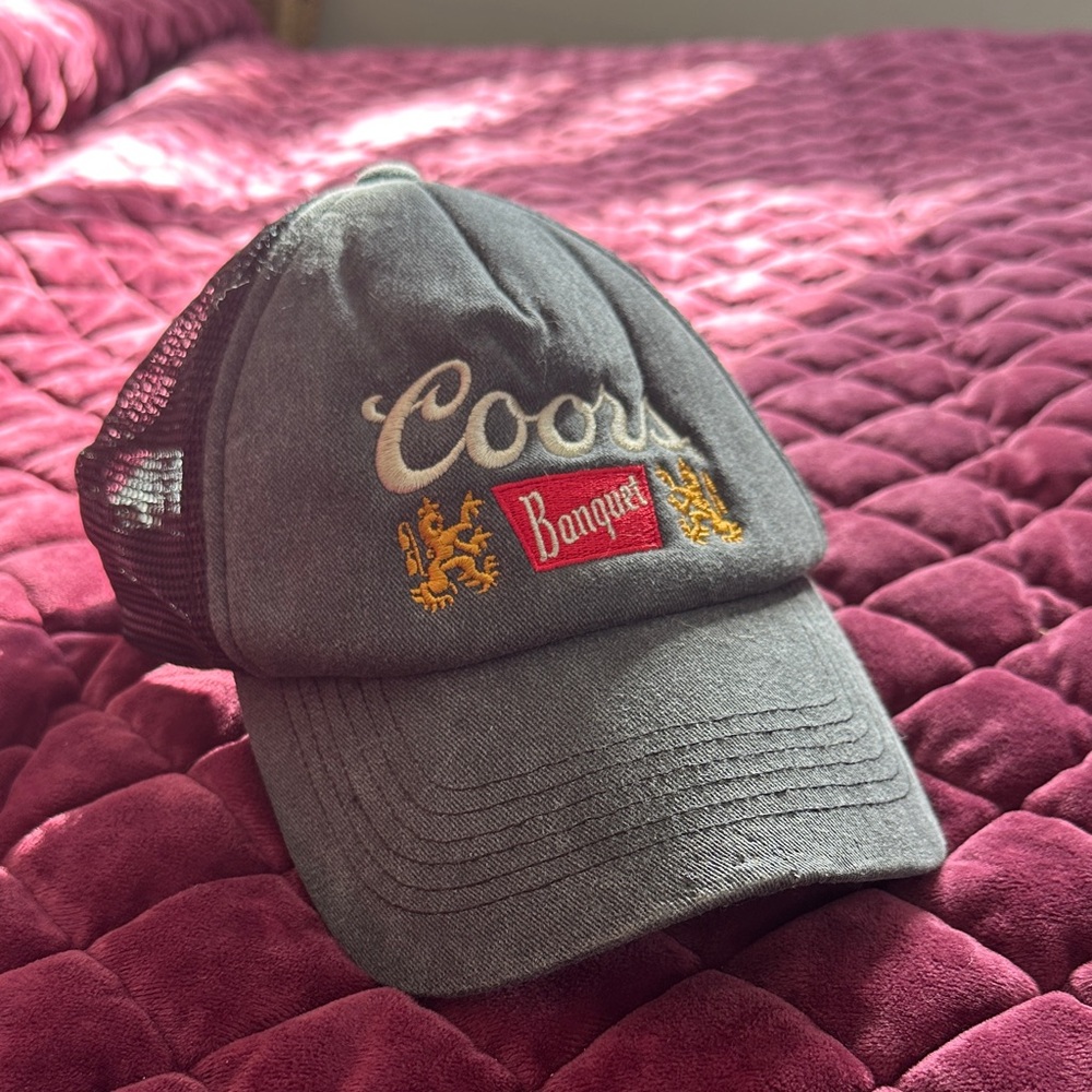 Coors Gray Mesh Back Hat